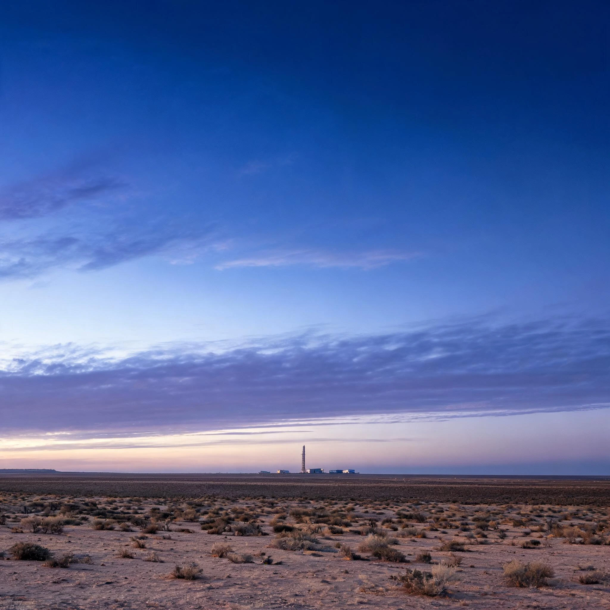 Illustrative launch-site landscape, spectators' view and packing equipment