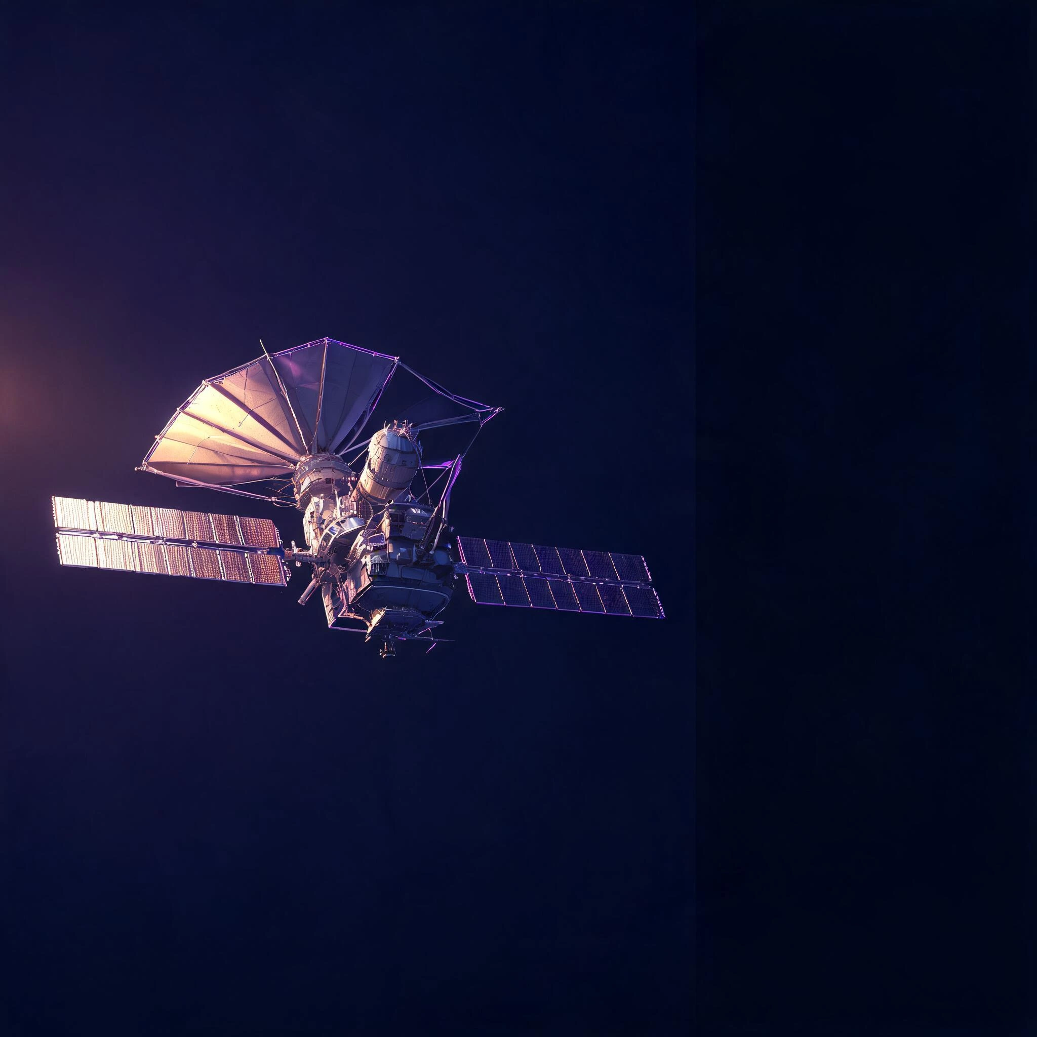 Illustrative launch-watching and mission scene